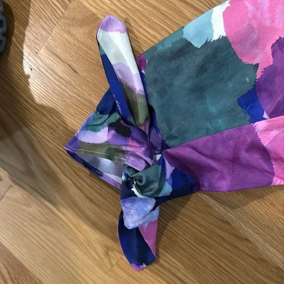 🌸Deal🌸 NWT Tyler Boe Trina spring blouse top in pink and purple - Picture 11 of 13